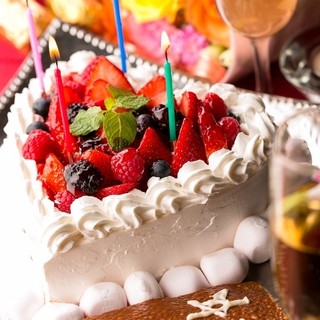 ★Limited to course reservations★Free special cake for birthday customers♪