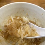 煮干らーめん 川むら - 追い飯で〆