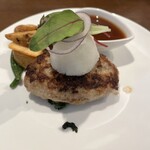 ハンバーグ パテ トツカ - おろしハンバーグフルーツトマトのぽん酢ソース