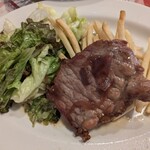 ボンジュール食堂 - ◆ステークドポー（豚のステーキ） 1250円 