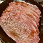 焼肉 ジャンボ 本郷店 - 野原焼（薄切りサーロイン）