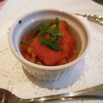 海鮮フランス料理 和楽 - 豚モツと春キャベツのトマトソース煮