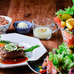 夜空 - ハンバーグランチ。1,780円