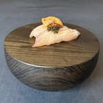 プレゼンテ スギ - ⑱縞鯵　雲丹　N25キャビア