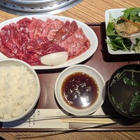 焼肉 しんうち 神楽坂 - 和牛ロース御膳（160g）　2,000円