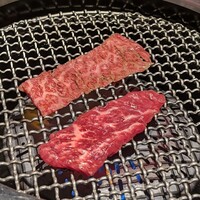 焼肉 しんうち 神楽坂 - 焼き開始