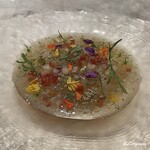 プチレストラン ブーケ・ド・フランス - 真子鰈と夏野菜のカルパッチョ