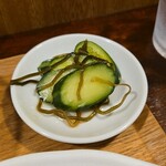 キッチン ブルー グローブ - スライス昆布入りお新香