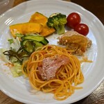 キッチン ブルー グローブ - それをワンプレート