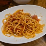 キッチン ブルー グローブ - 残りのアマトリチャーナ