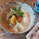 ユララ - 五目揚げ豆腐と生湯葉のあんかけ(yularaランチ)
