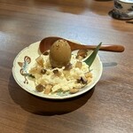 食堂 osushi - 煮玉子といぶりがっこのポテトサラダ