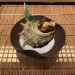 たつ福 - サザエつぼ焼