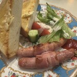 珈琲美学 アベ - フランクフルトのベーコン巻き