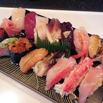 かねとも寿し - 最特上寿司（2200円）