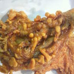 宮内商店 - 裏のたれてる衣がまたおいしい。