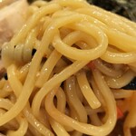 蒙古タンメン中本 - 冷水で〆られた食感のいい麺