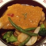 バケット - 『ローストチキンの軽いカレー煮込み』（１２４９円）～♪(^o^)丿