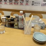 らーめん大金 - 卓上