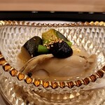 馬車道 大かわ - 牡蠣と賀茂茄子の冷やし鉢