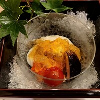 馬車道 大かわ - 花咲蟹のレモンジュレ