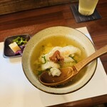 和彩むねや - ひらめの出汁茶漬け