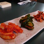 焼肉井とう - キムチ盛り合わせ(*´σｰ｀)