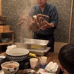 活カニの花咲 - 