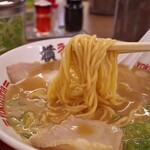ラーメン横綱 - 細麺