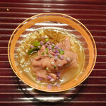 多仁本 -  山形牛火を通して ポン酢がけ(山)
