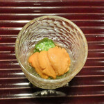 258837135 - ウニと秋田のジュンサイ、ところてん