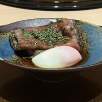 横浜 うしみつ - サーロインのすき焼き（焼き後）