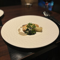 PRIME TOKYO 新宿野村ビル49F - サーモンのオーブン焼き、デュクセルクリームソース