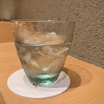 鳥匠 いし井 - 麦焼酎 ロック