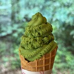 杜のテラス - お濃茶アイス（500円）