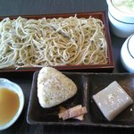 Soba Shirube Suikyou An Chidorimaru - そば・おにぎり定食