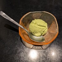 りゅう庵 - デザートの抹茶アイス✨
