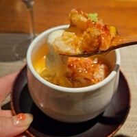和えに - 友達がおかわりした 茶碗蒸し