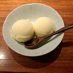 祭雛 - 柚子のシャーベットです。