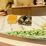 銀座 すし 仙道 - かんぴょうと卵焼き