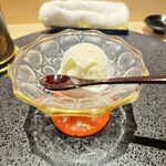 銀座 すし 仙道 - 塩アイス