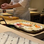 銀座 すし 仙道 - カウンター内