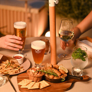 ワインとクラフトビールと楽しむディナーメニュー♪