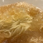 鶏soba 座銀 - ただの氷ではなく　出汁氷