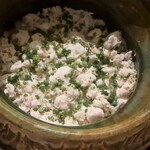 虎白 - 酒蒸し鯛めし　花椒(ホアジャオ)　炊き込みご飯