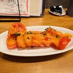 食堂バル スミカ - 冷やしトマト〜スミカオリジナルソース