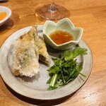 食堂バル スミカ - 海鮮パクチー揚げ春巻き