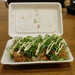 ディオ - たこ焼き (税抜)93円 →我が家でネギまよたこ焼き ※角度を変えて (2024.08.14)