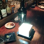 バー・バーンズ - カミさん二杯目、和風ジントニック、京都の季の美で。