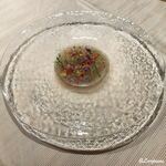 プチレストラン ブーケ・ド・フランス - 真子鰈と夏野菜のカルパッチョ